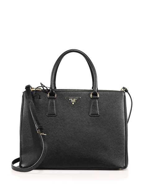 prada saffiano lux medium double zip leather satchel|Prada saffiano bags review.